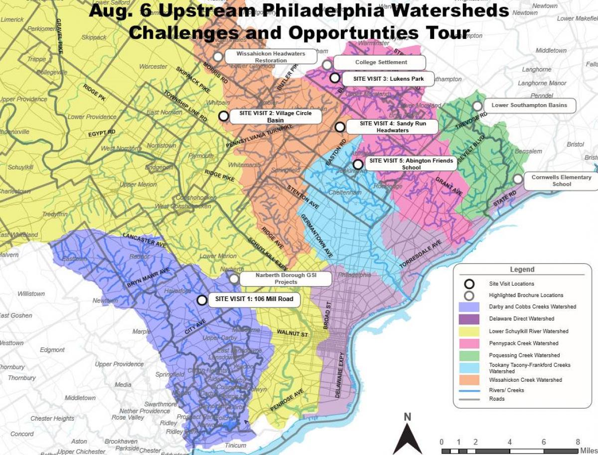 auzo Philadelphia mapa