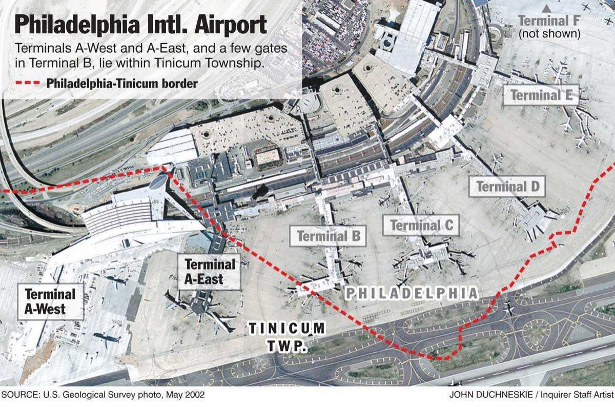 Philadelphia terminal mapa
