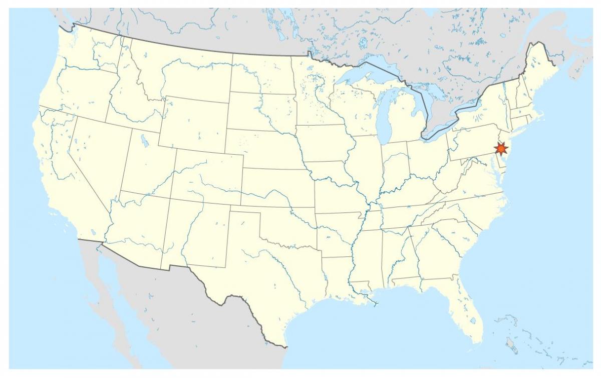 munduko mapa Philadelphia
