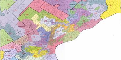 Philadelphia udal barrutia mapa