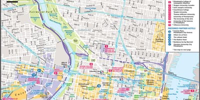 Philadelphia en mapa